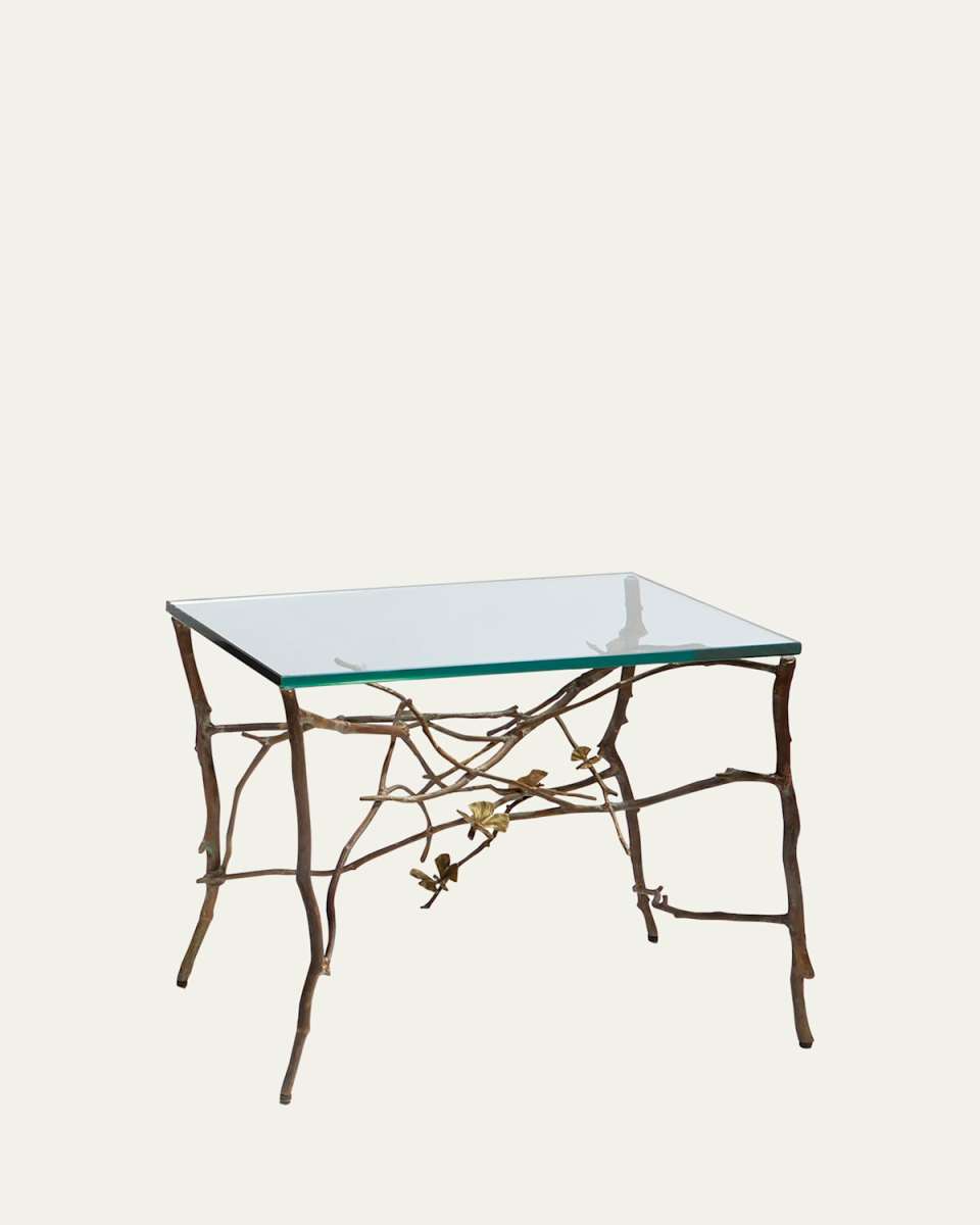 Butterfly Ginkgo Side Table